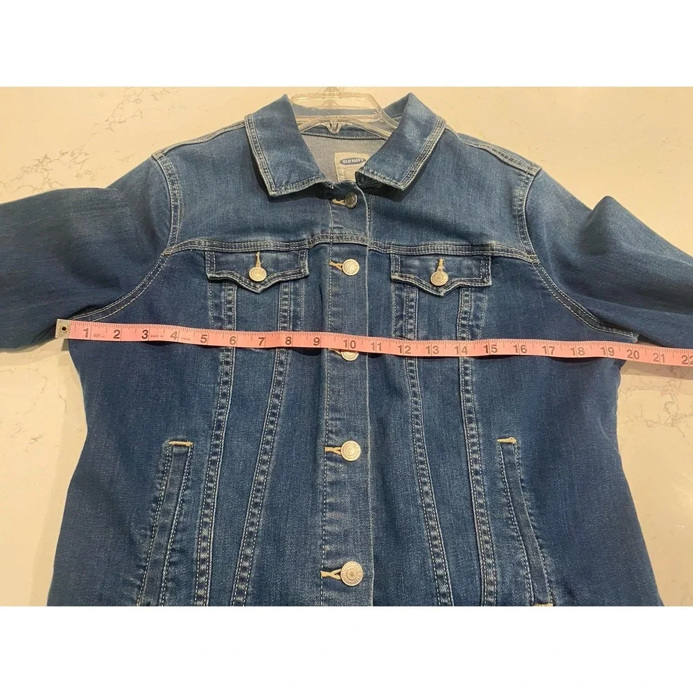 Old Navy Denim Jacket Women's Large - Excellent Condition - Coastal Cowgirl Wash